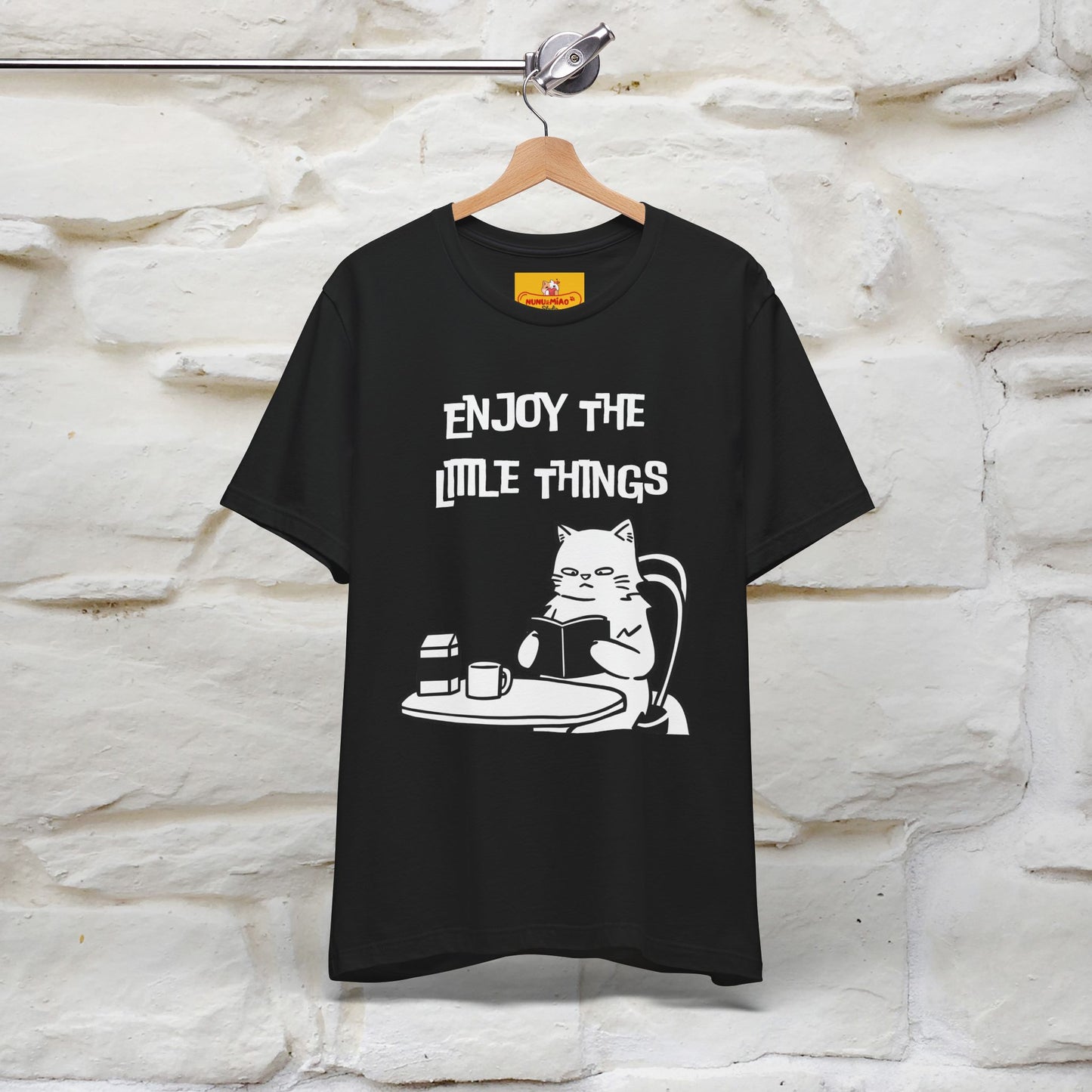 "Enjoy The Little Things." Cat T-Shirt | Nunu&Miao Studio