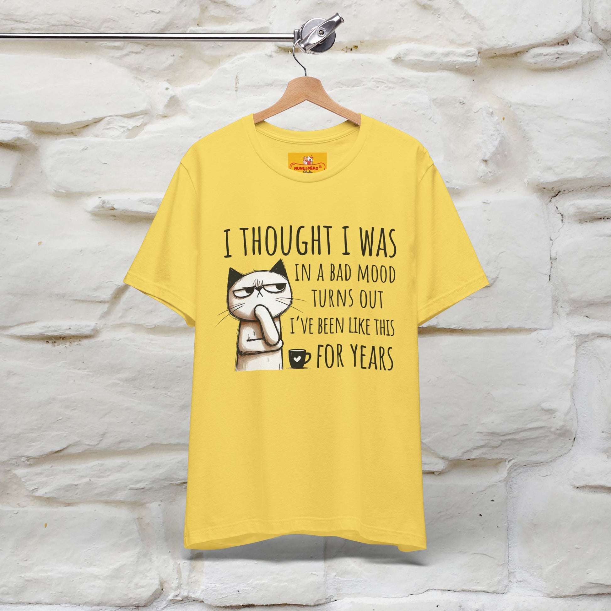 "I Thought I was In A Bad Mood.. " Cat  T-shirt |Nunu&Miao Studio - Nunu&Miao Studio