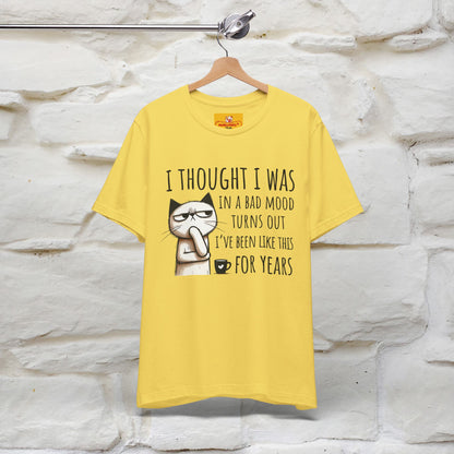 "I Thought I was In A Bad Mood.. " Cat  T-shirt |Nunu&Miao Studio - Nunu&Miao Studio