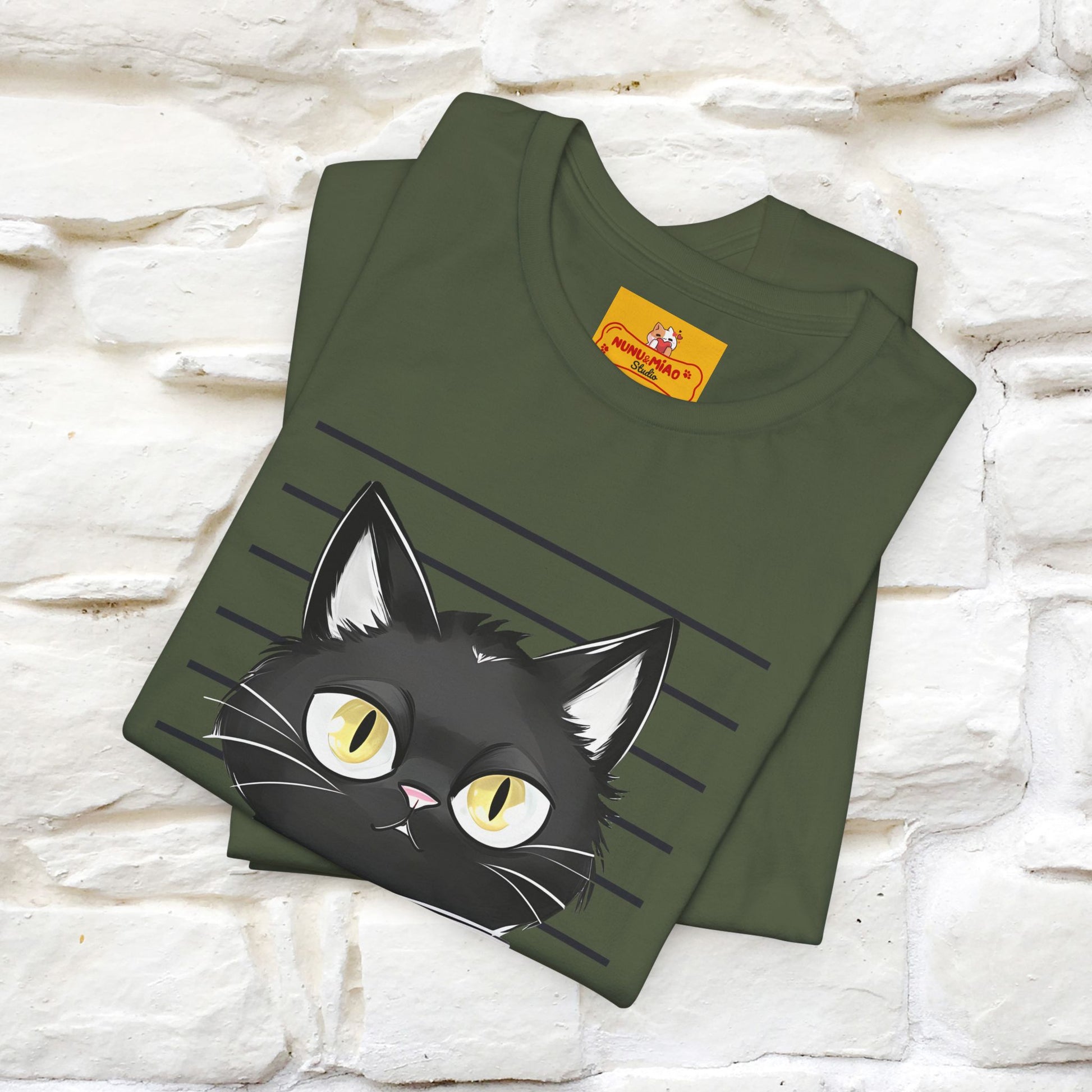 "Bad Cattitude" T-Shirt for Men & Women | 100% Cotton* - Nunu&Miao Studio