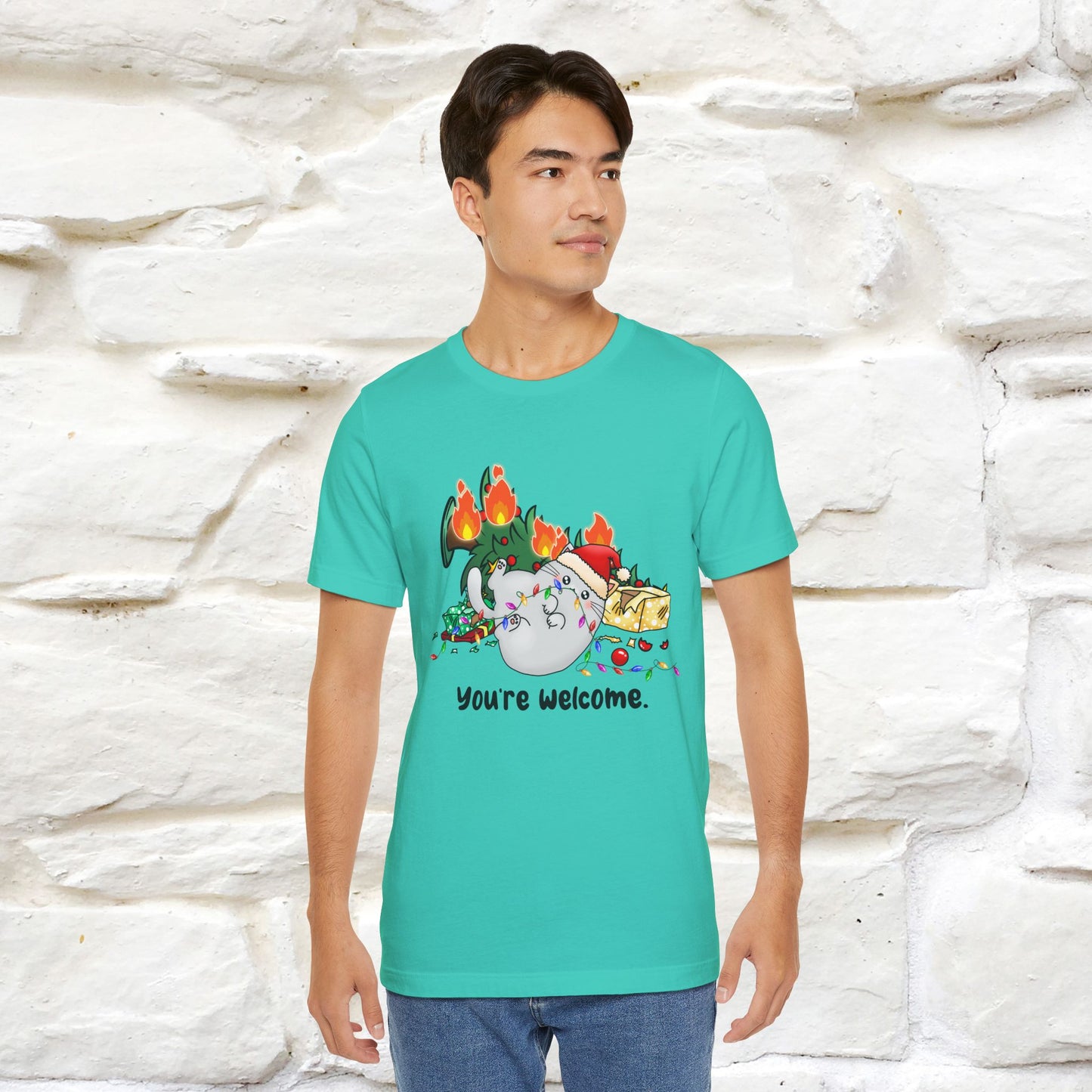 You're Welcome | Sarcastic Cat Christmas Shirt  |Nunu&Miao Studio - Nunu&Miao Studio