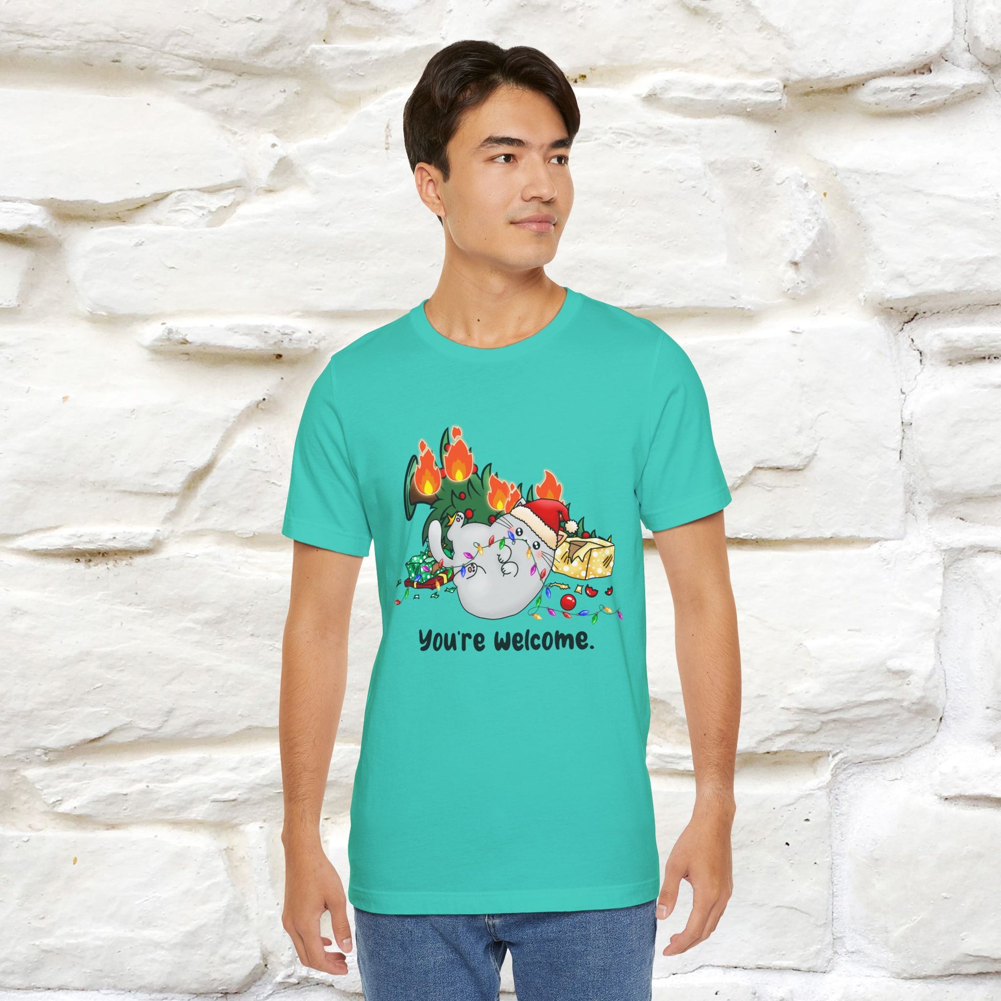 You're Welcome | Sarcastic Cat Christmas Shirt  |Nunu&Miao Studio - Nunu&Miao Studio