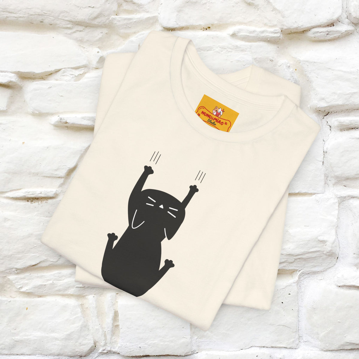 "“I Am in a Toxic Relationship"  Funny Cat T-Shirt | Front & Back Design | Nunu&Miao Studio