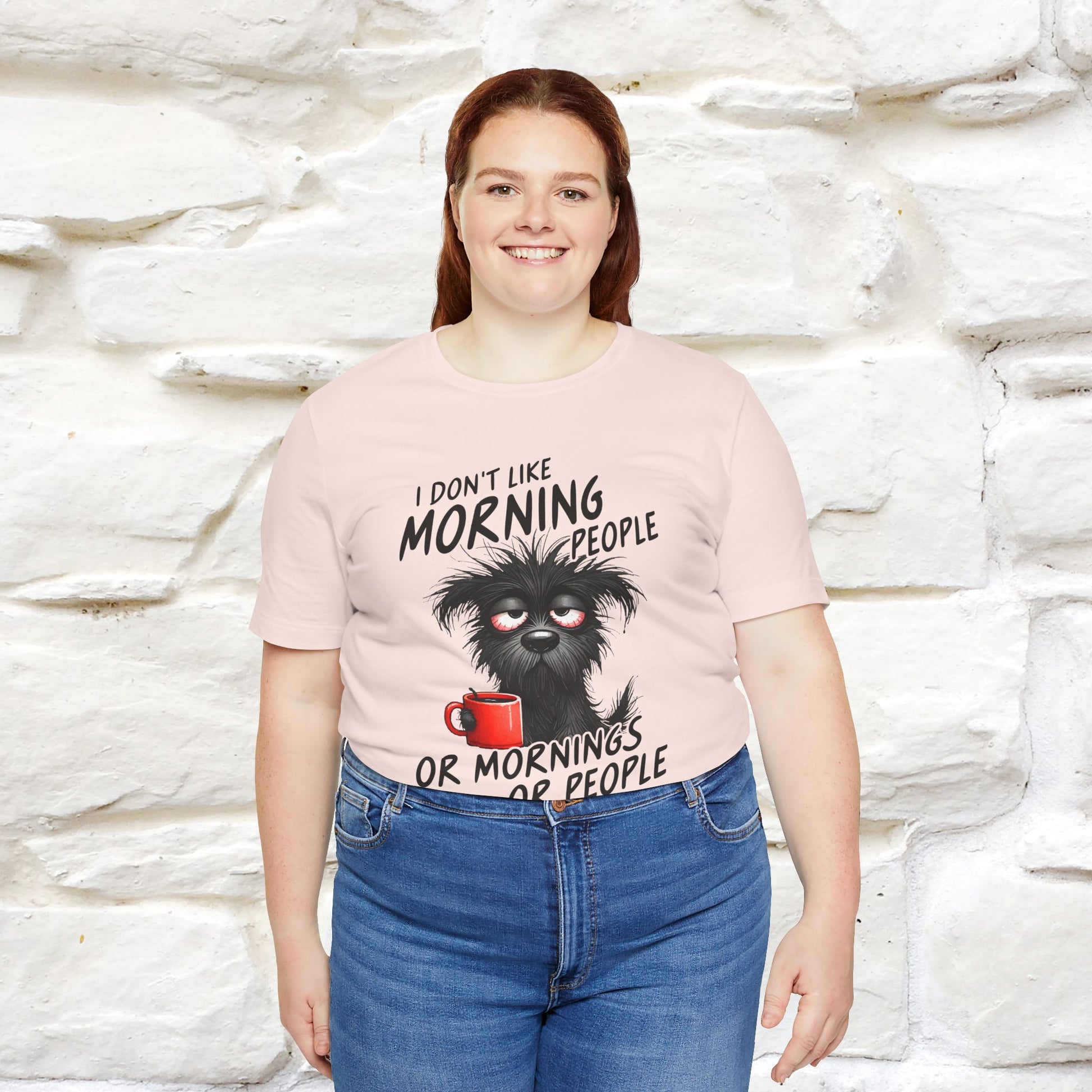 "I Don't Like Morning People..." Funny T-shirt |Nunu&Miao Studio - Nunu&Miao Studio