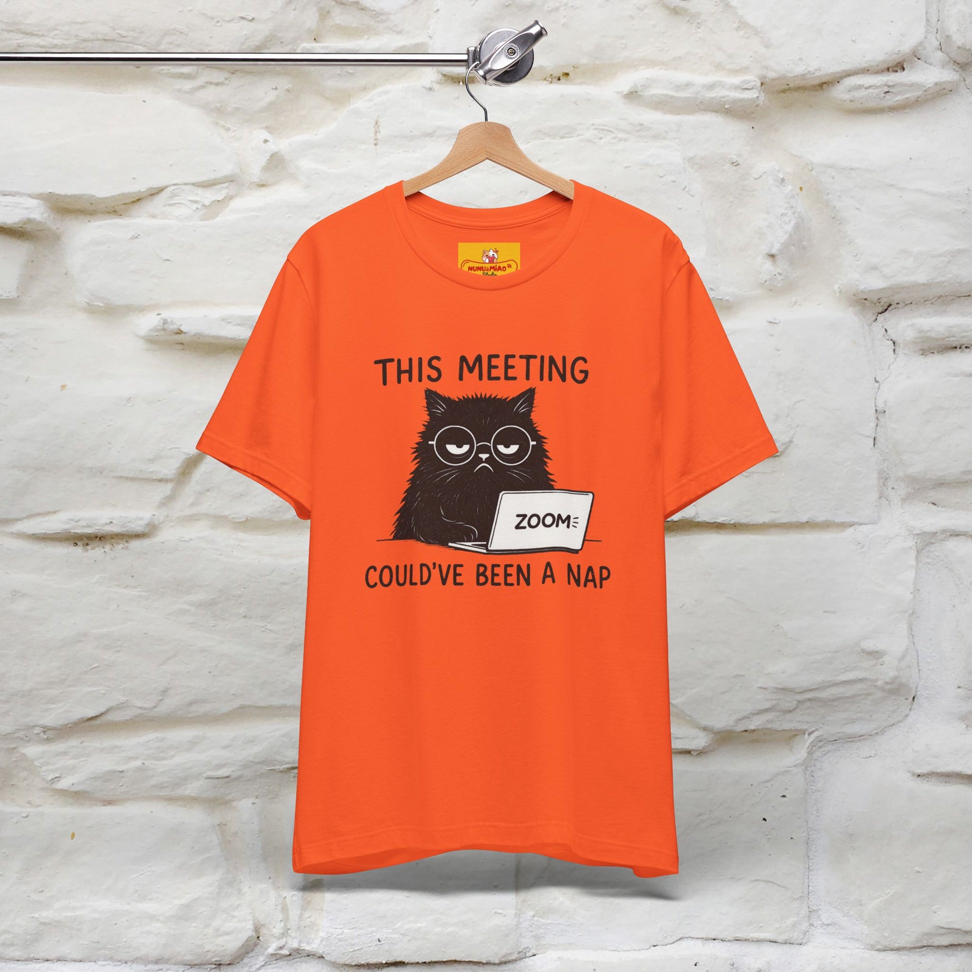 "This Meeting Could've Been a Nap" | Sarcastic Cat T-Shirt | Nunu&Miao Studio - Nunu&Miao Studio