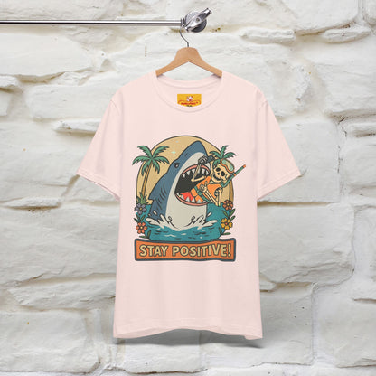 "Stay Positive" Funny T-shirt |Nunu&Miao Studio - Nunu&Miao Studio