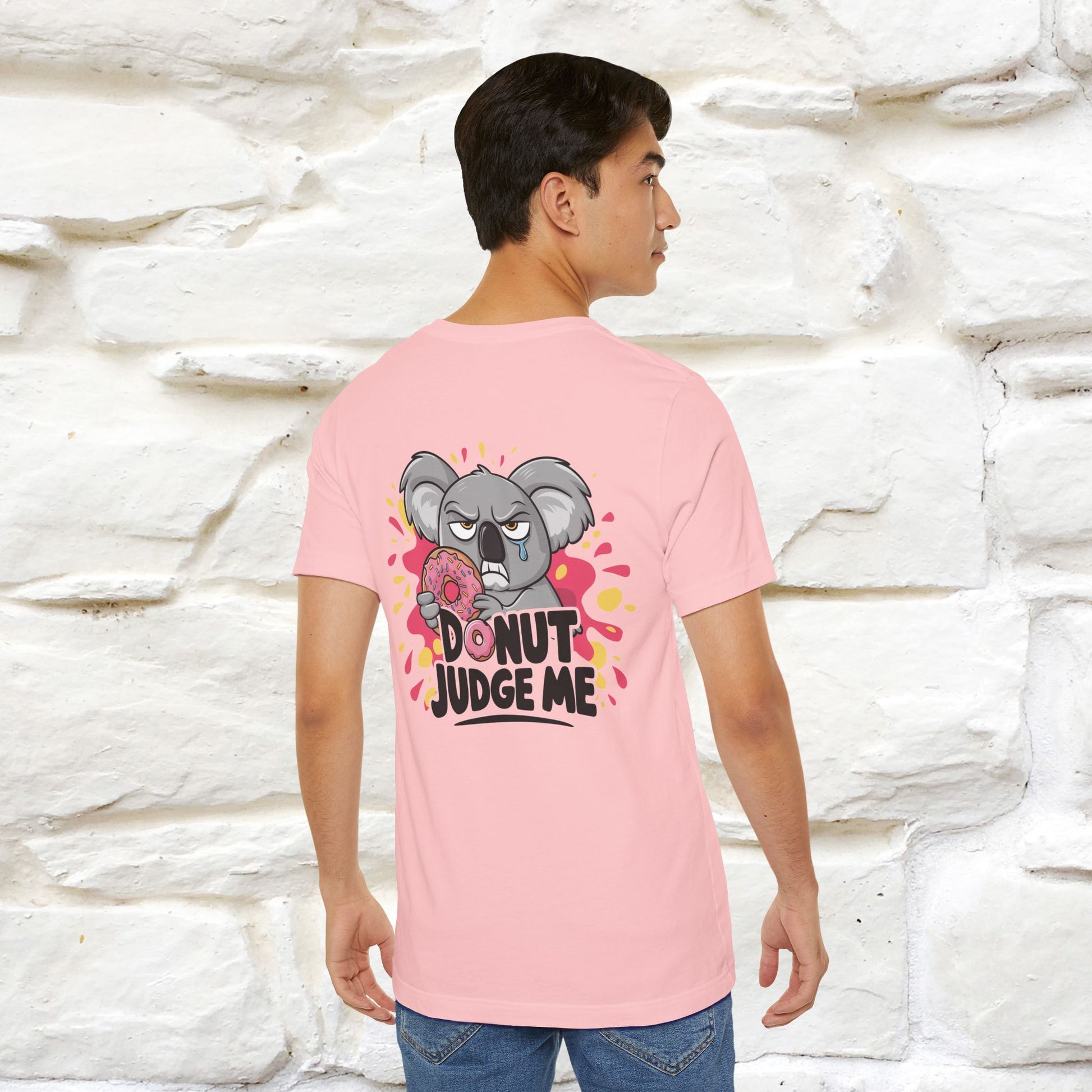 "Donut Judge Me " |Funny  T-Shirt | Front & Back Design | Nunu&Miao Studio - Nunu&Miao Studio