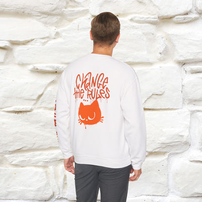 "Change The Rules'' |Cat Sweatshirt | Nunu&Miao Studio