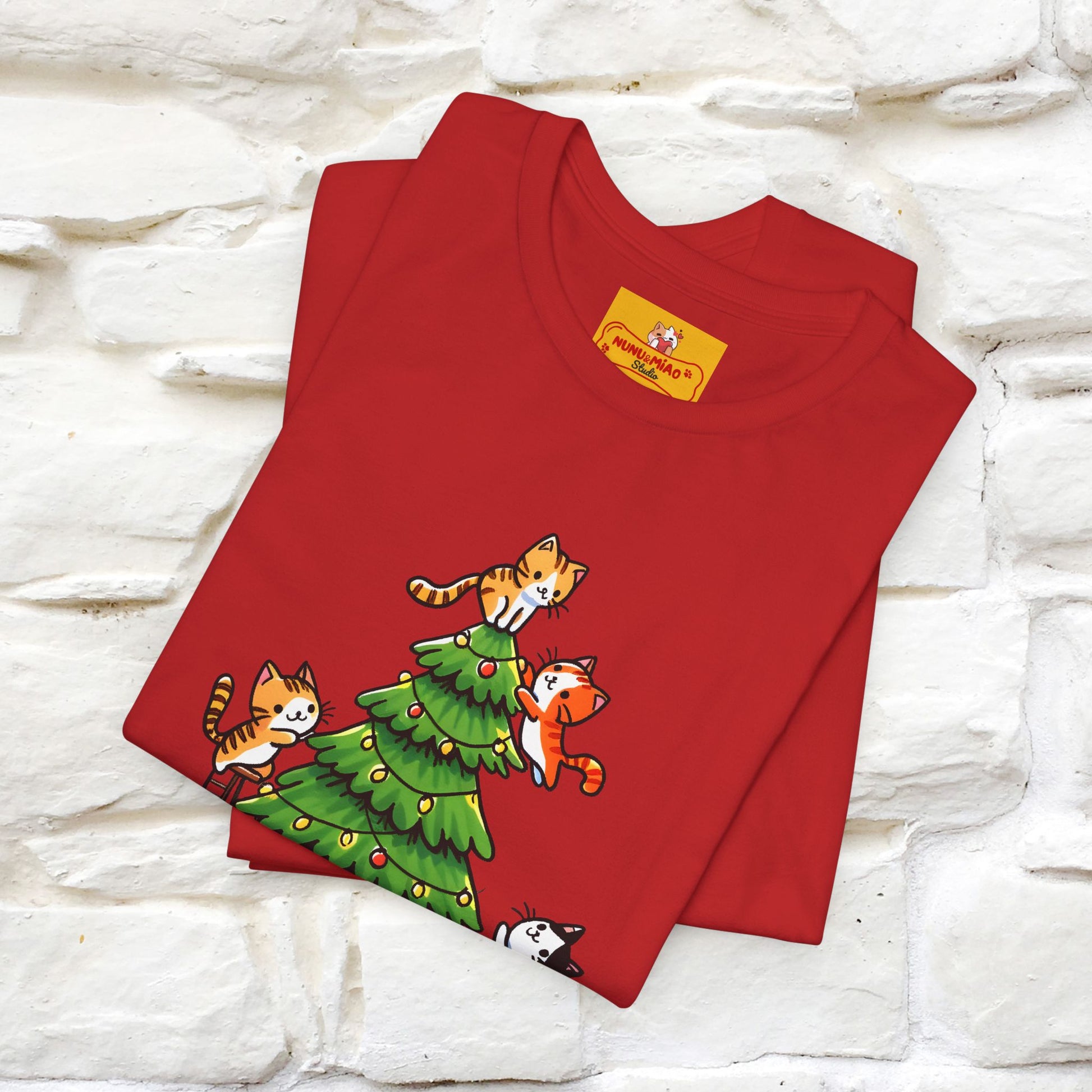 ''Merry Catmas'' | Cattitude Christmas Tee| Nunu&Miao Studio - Nunu&Miao Studio