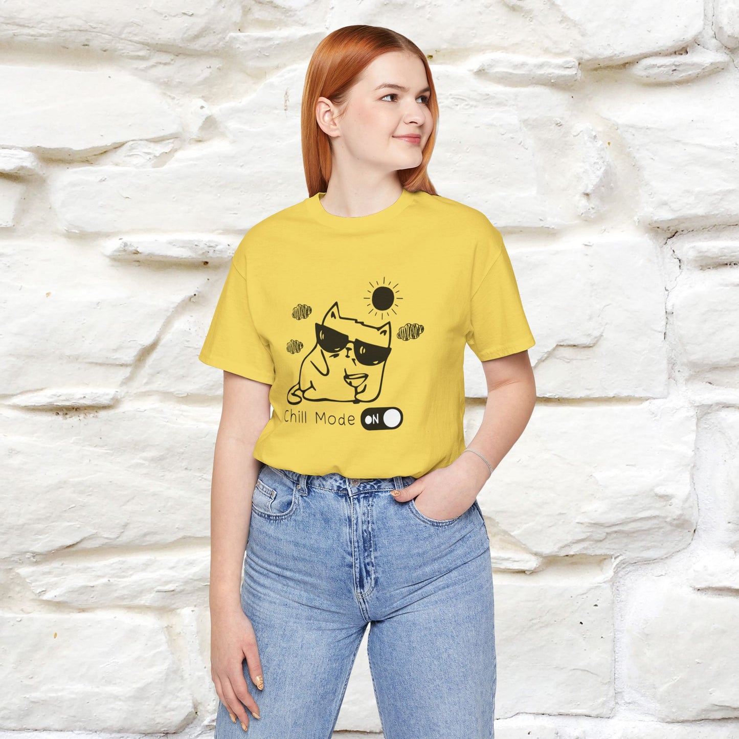 ''Chill Mode on'' Cat T-Shirt | Nunu&Miao Studio