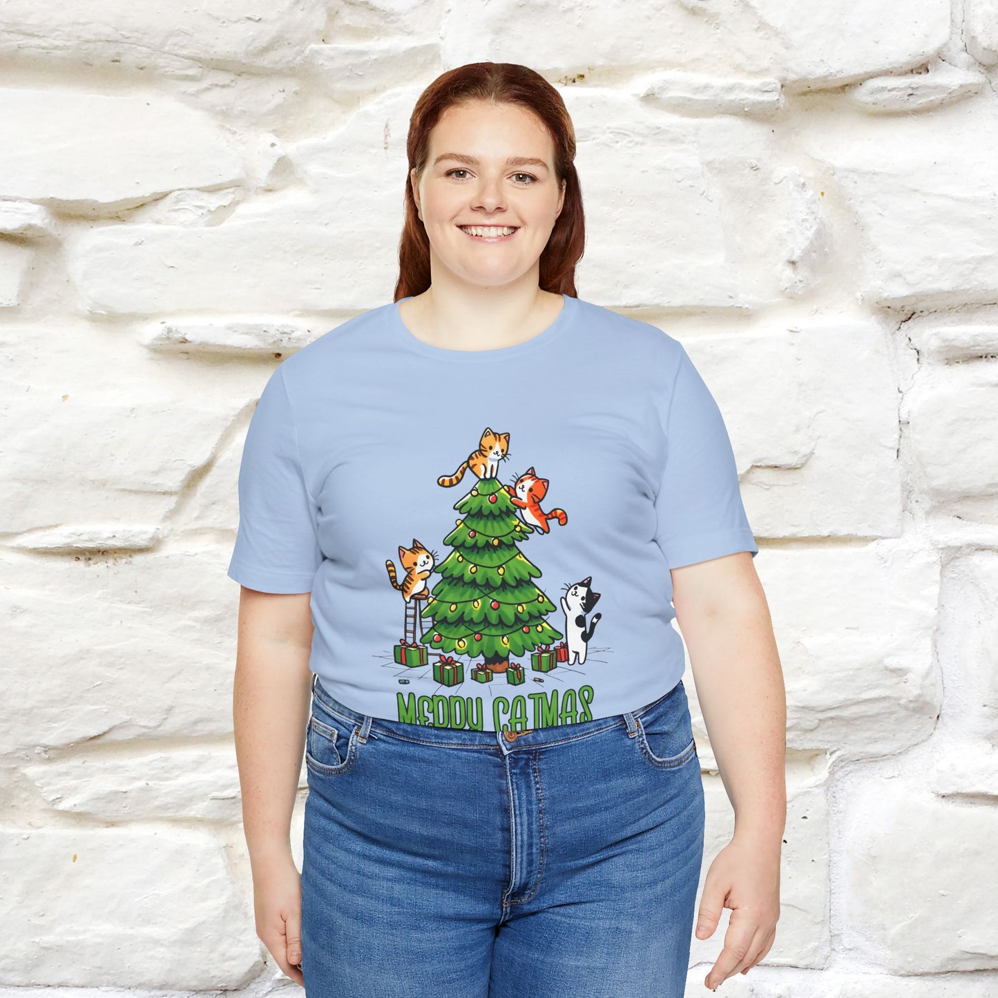 ''Merry Catmas'' | Cattitude Christmas Tee| Nunu&Miao Studio - Nunu&Miao Studio