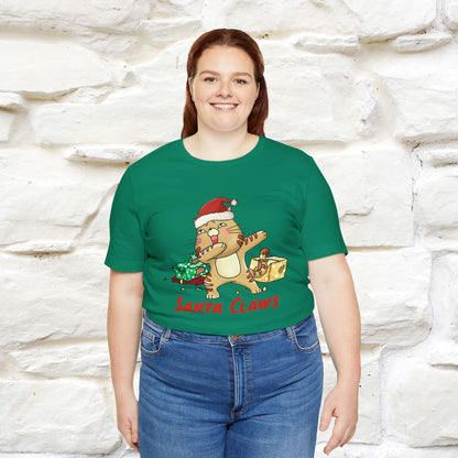 "Santa Claws" |Funny Cat T-Shirt | Nunu&Miao Studio