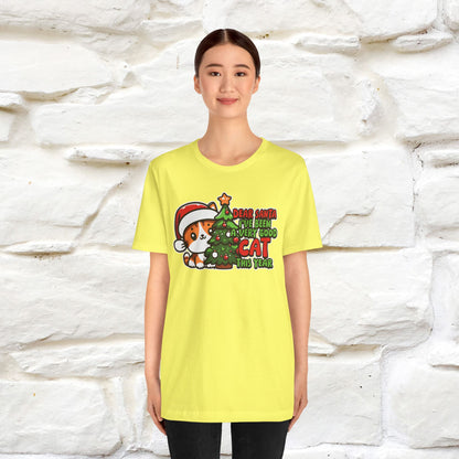 “Dear Santa, I'v Been a Very Good Cat..” | Cat T-Shirt | Nunu&Miao Studio