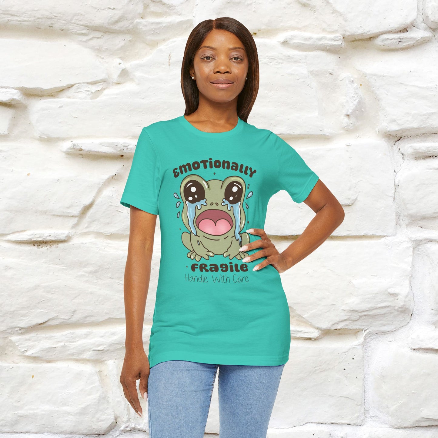 "Emotionally Fragile Handle With Care " Funny T-shirt |Nunu&Miao Studio - Nunu&Miao Studio