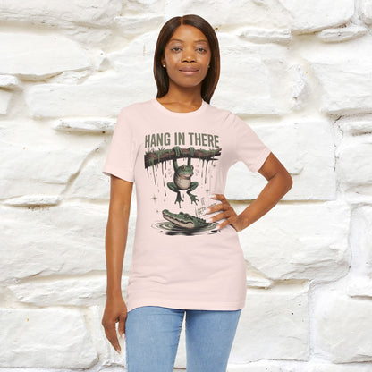 "Hang In There" Funny T-shirt |Nunu&Miao Studio - Nunu&Miao Studio