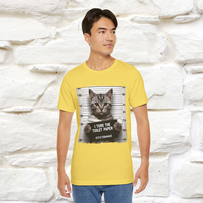''I Tore The Toilet Paper'' | Funny Cat T-Shirt | Nunu&Miao Studio - Nunu&Miao Studio