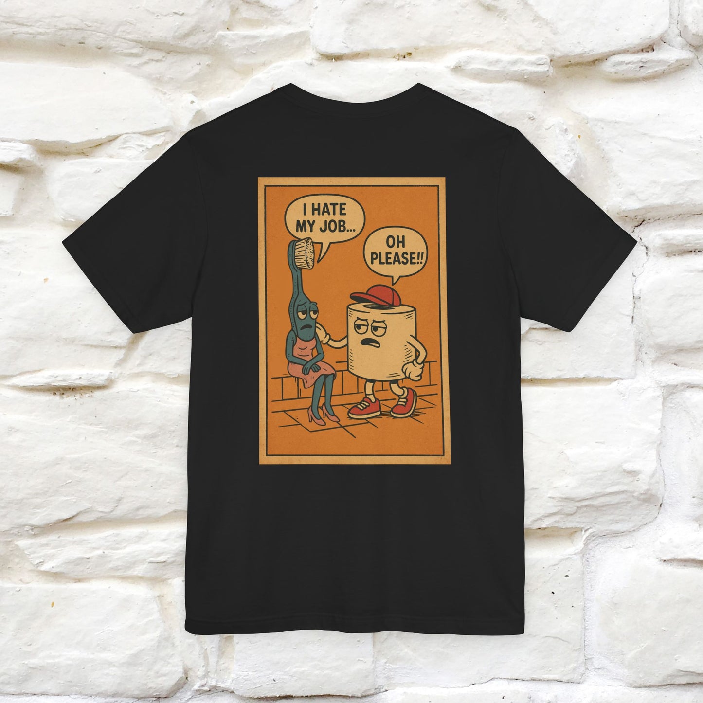 "I Hate My Job ... Oh Please" Funny Cat T-shirt |Nunu&Miao Studio - Nunu&Miao Studio