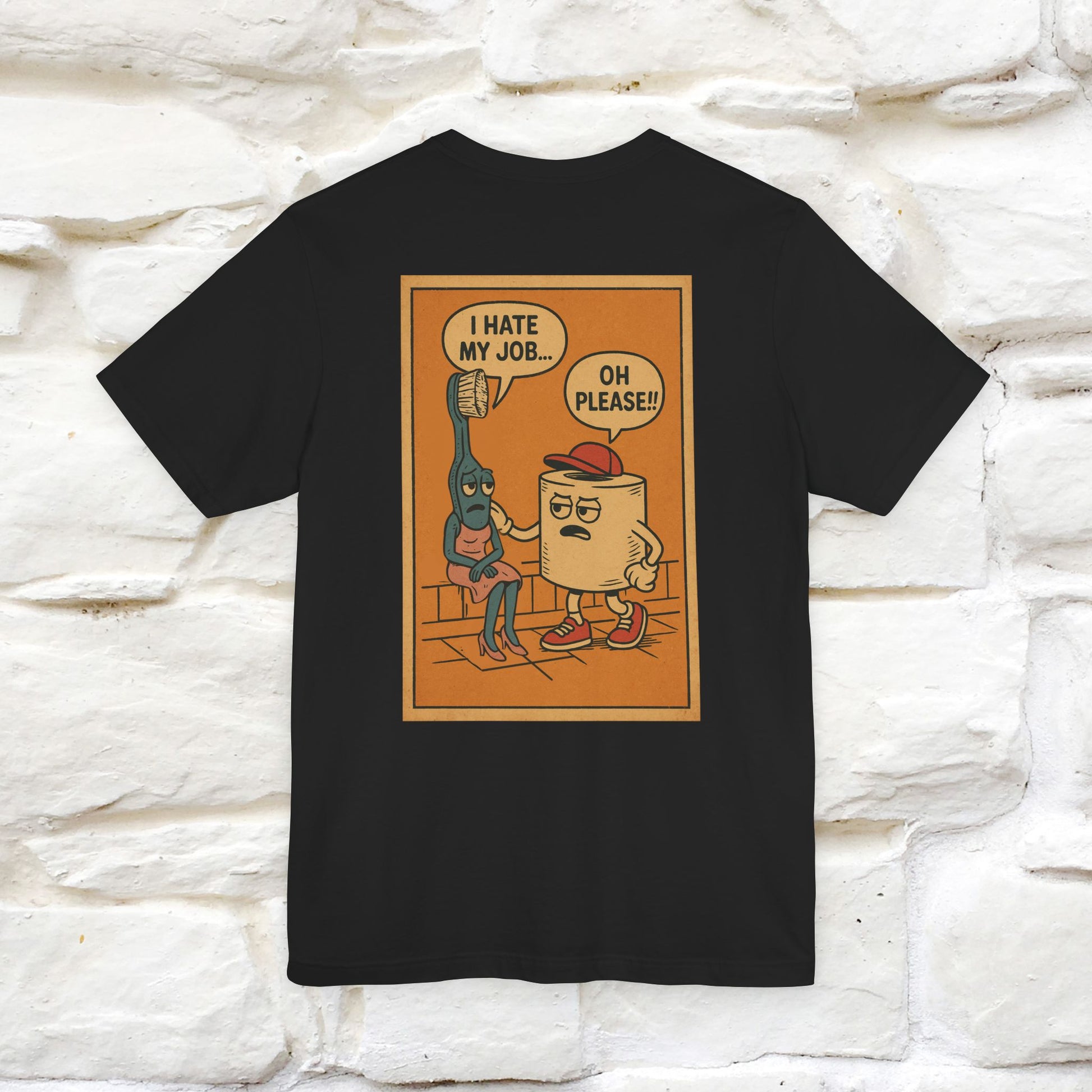 "I Hate My Job ... Oh Please" Funny Cat T-shirt |Nunu&Miao Studio - Nunu&Miao Studio