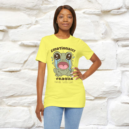 "Emotionally Fragile Handle With Care " Funny T-shirt |Nunu&Miao Studio - Nunu&Miao Studio
