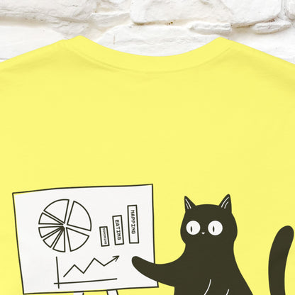 “Trust me, I’m statistically significant.”|  Cat T-Shirt | Front & Back Design | Nunu&Miao Studio