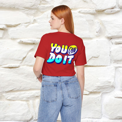 "You Can Do It'' | Front & Back Design | Nunu&Miao Studio - Nunu&Miao Studio