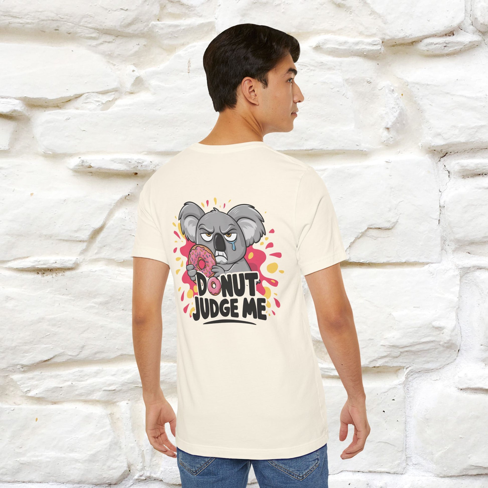 "Donut Judge Me " |Funny  T-Shirt | Front & Back Design | Nunu&Miao Studio - Nunu&Miao Studio