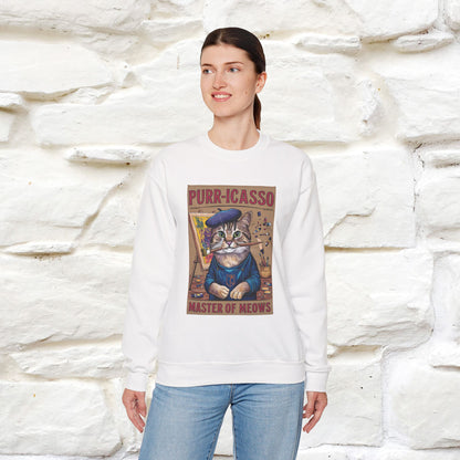 "Purr-icasso.'' |Cat Sweatshirt | Nunu&Miao Studio