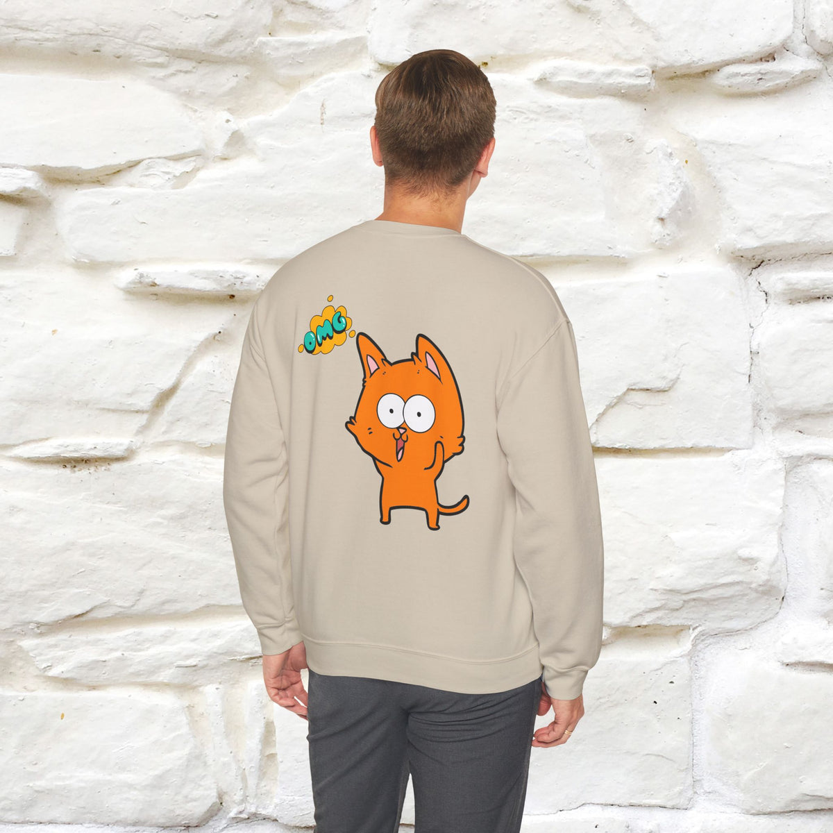 "OMG'' |Cat Sweatshirt | Nunu&Miao Studio
