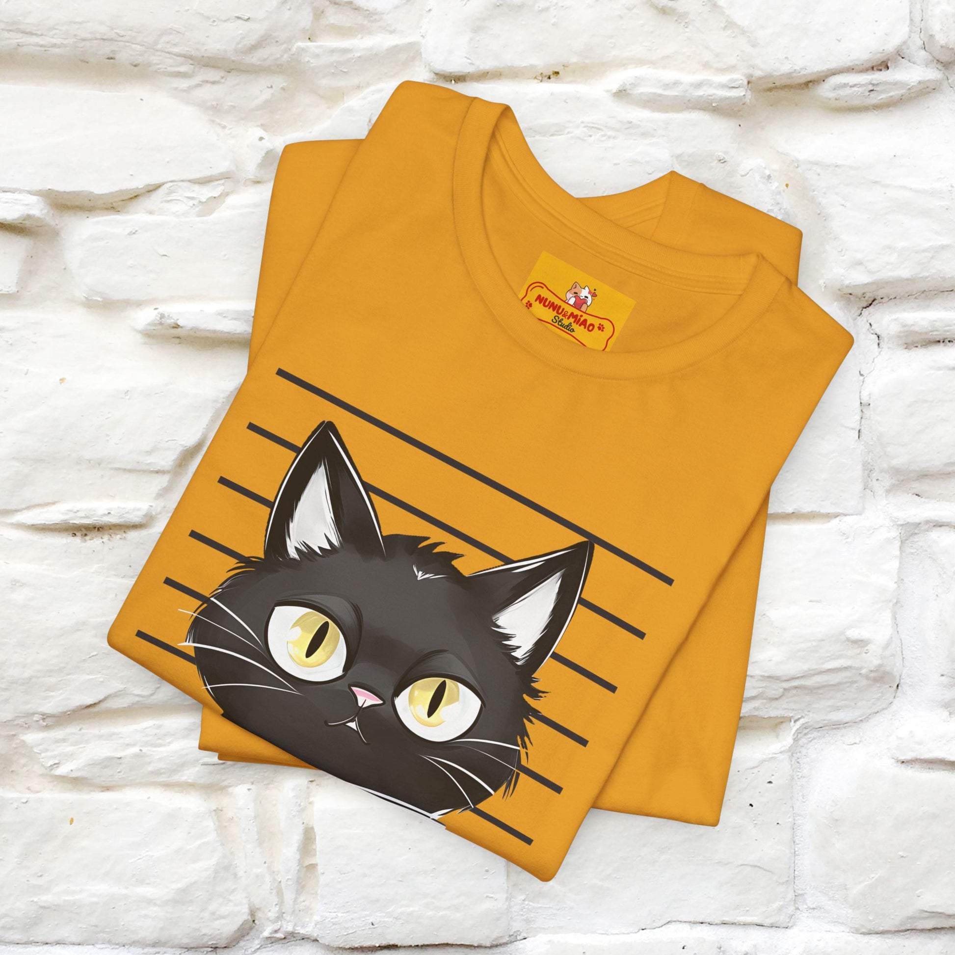"Bad Cattitude" T-Shirt for Men & Women | 100% Cotton* - Nunu&Miao Studio