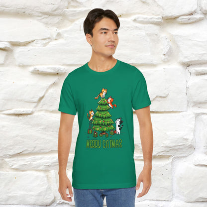 ''Merry Catmas'' | Cattitude Christmas Tee| Nunu&Miao Studio - Nunu&Miao Studio