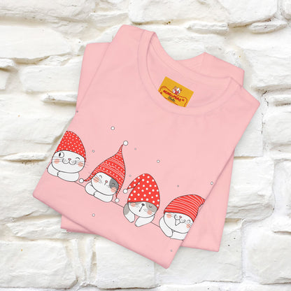 ''Christmas Cute'' |Cats T-shirt | Nunu&Miao Studio - Nunu&Miao Studio