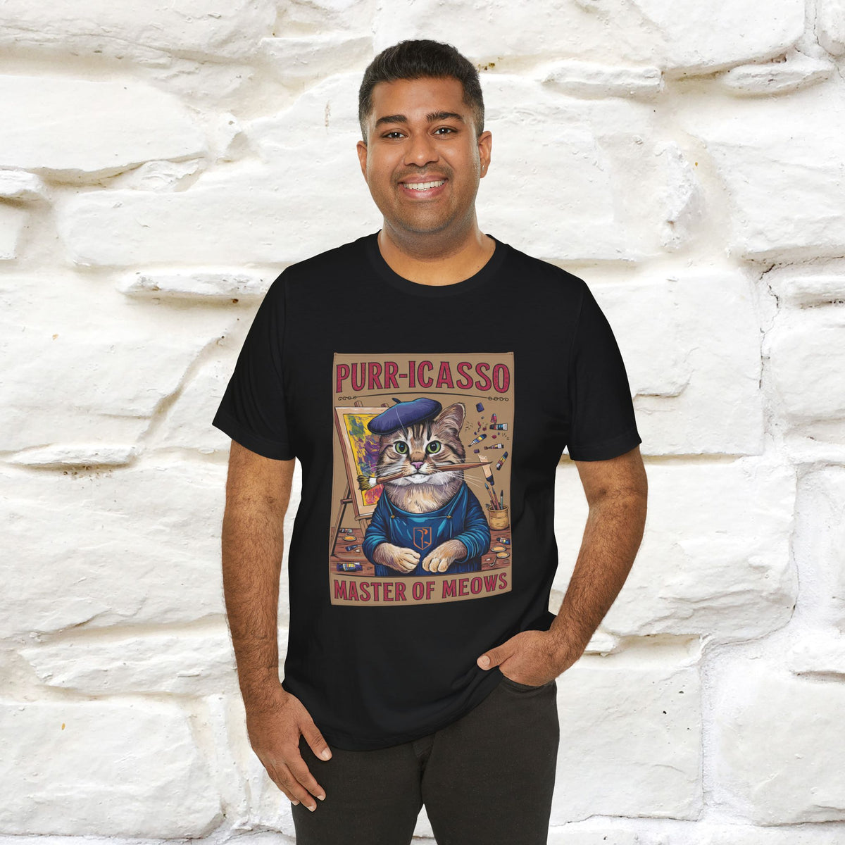 ''Purr-Icasso Masters Of Meows'' | CatT-Shirt | Nunu&Miao Studio