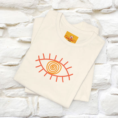 "The Hypnotic Meow'' Cat T-Shirt Front and Back Design | Nunu&Miao Studio - Nunu&Miao Studio