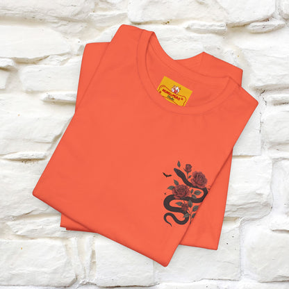 "The Rose and The Snake " Halloween T-shirt |Nunu&Miao Studio - Nunu&Miao Studio