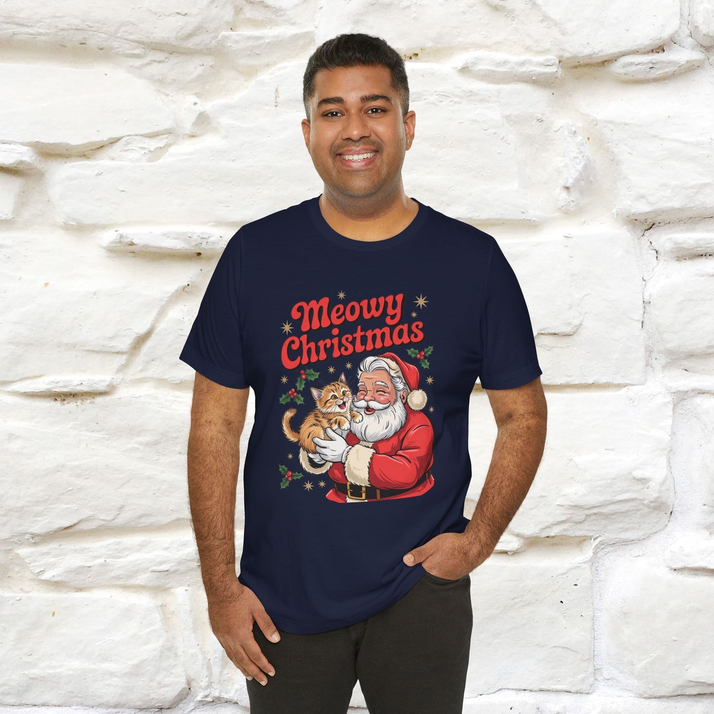“Meowy Christmas” | Cat T-Shirt | Nunu&Miao Studio