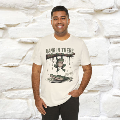 "Hang In There" Funny T-shirt |Nunu&Miao Studio - Nunu&Miao Studio