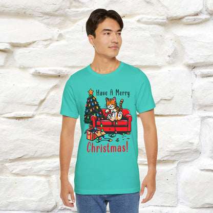 "Have A Merry..." |Funny Cat  T-Shirt | Nunu&Miao Studio