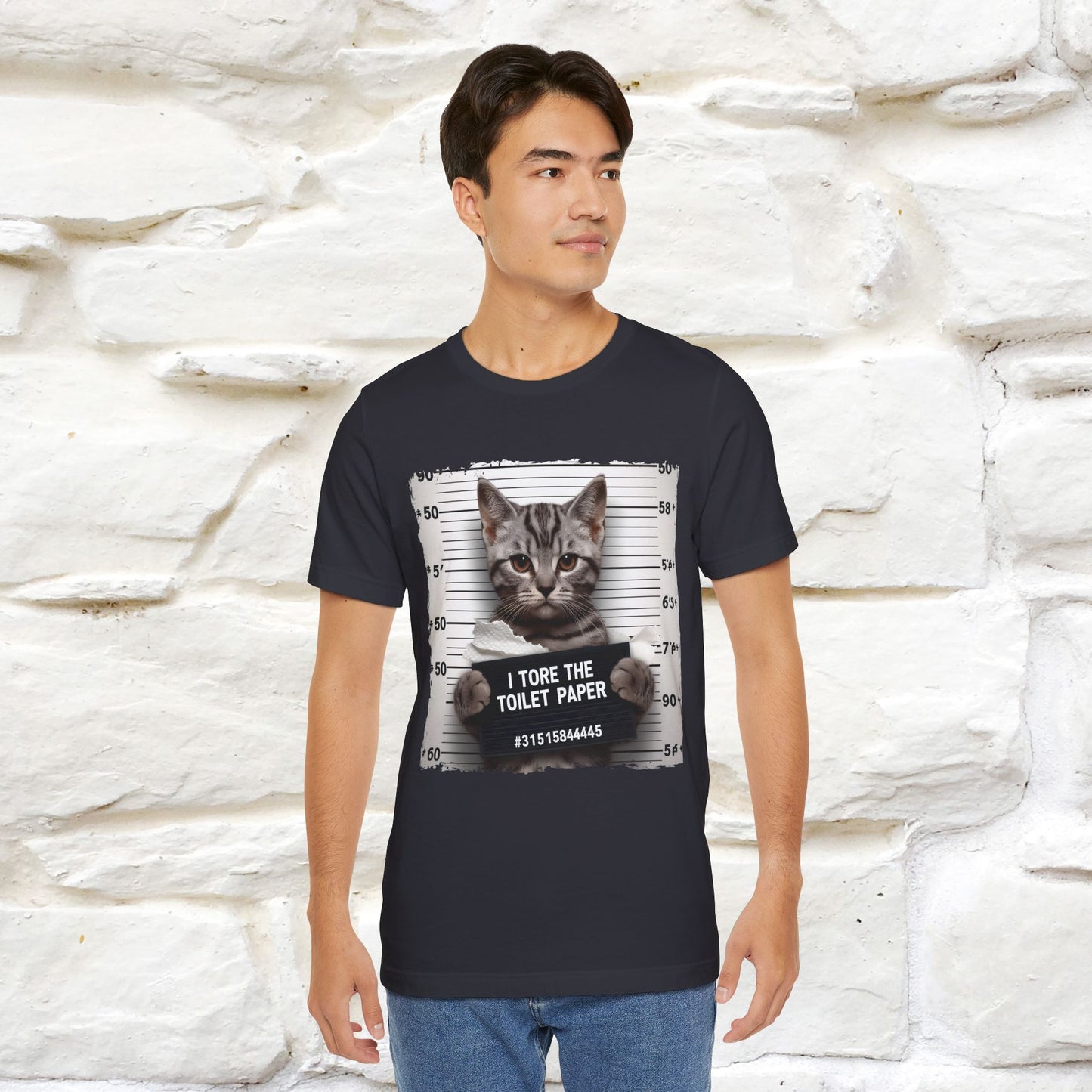 ''I Tore The Toilet Paper'' | Funny Cat T-Shirt | Nunu&Miao Studio - Nunu&Miao Studio