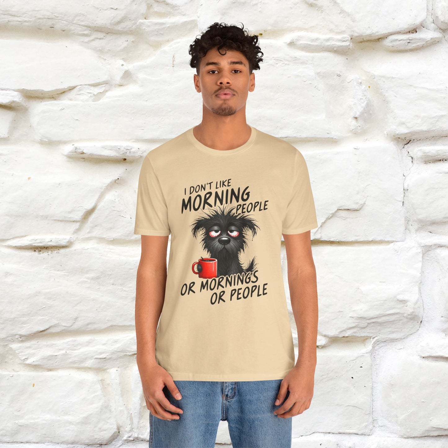 "I Don't Like Morning People..." Funny T-shirt |Nunu&Miao Studio - Nunu&Miao Studio