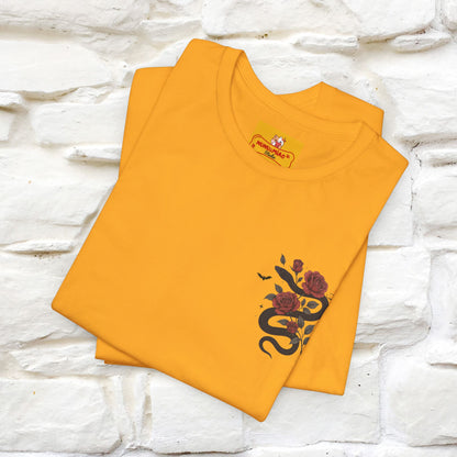 "The Rose and The Snake " Halloween T-shirt |Nunu&Miao Studio - Nunu&Miao Studio