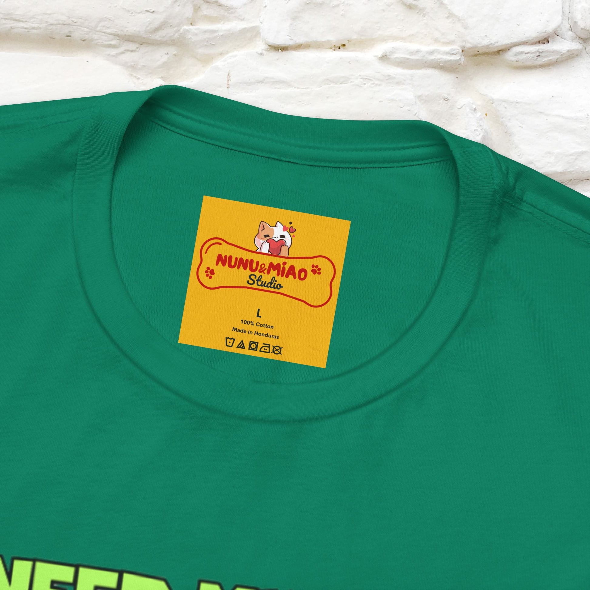 "I Need My Beer Right Meow!" Cat  T-shirt |Nunu&Miao Studio - Nunu&Miao Studio