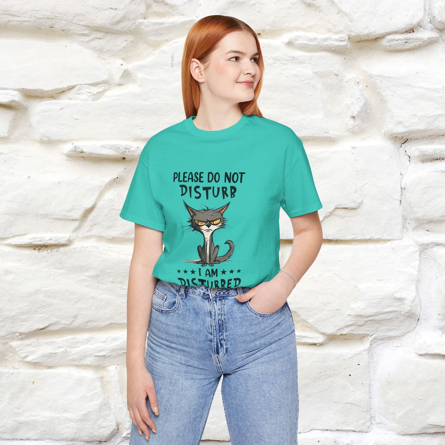 ''Please Do Not Disturb, I’m Already Disturbed Enough''| Cat T-Shirt |Nunu&Miao Studio - Nunu&Miao Studio
