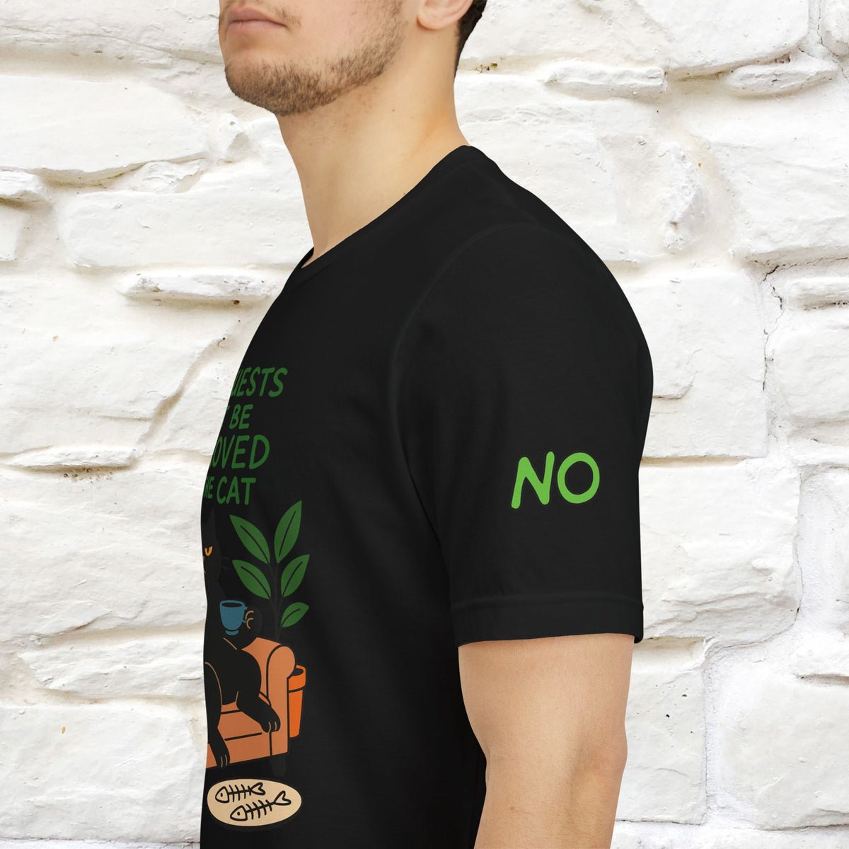 "All Guest Must Be Approved By The Cat - NO,MAYBE" Cat T-shirt |Nunu&Miao Studio