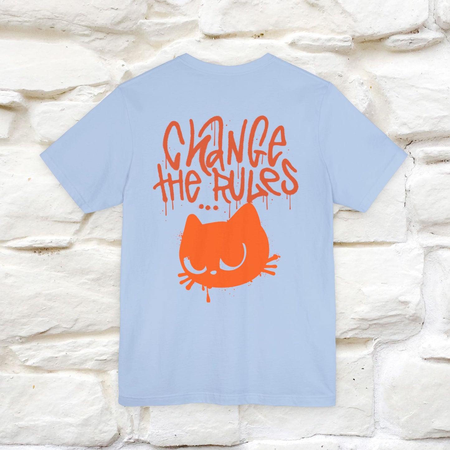 ''Change The Rules'' - Cat T-shirt -Nunu&Miao Studio - Nunu&Miao Studio