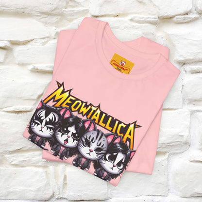 Meowtallica T-Shirt | Rock-Inspired Cat Tee| Nunu&Miao Studio
