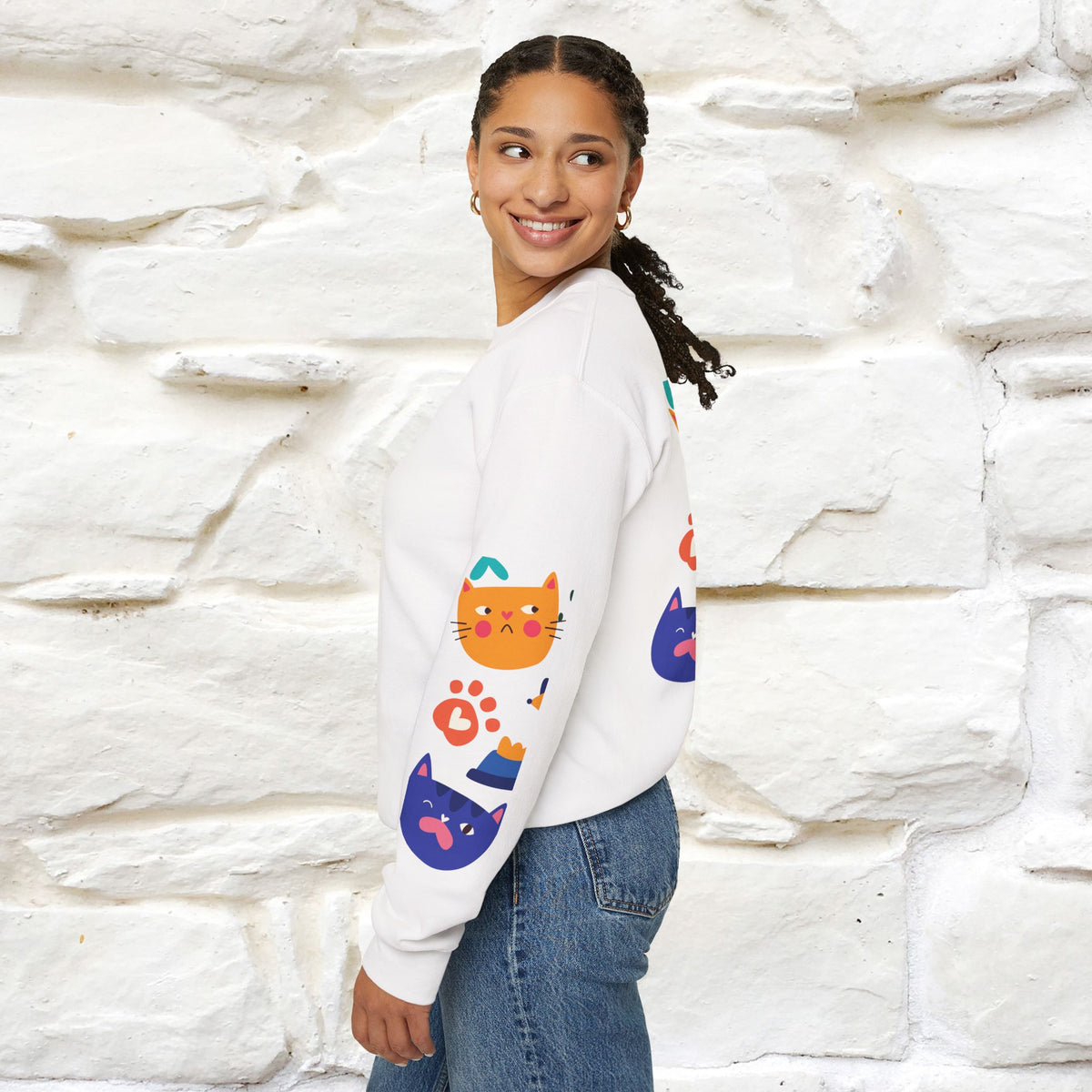 ''Catnaval'' |Cat Sweatshirt | Nunu&Miao Studio