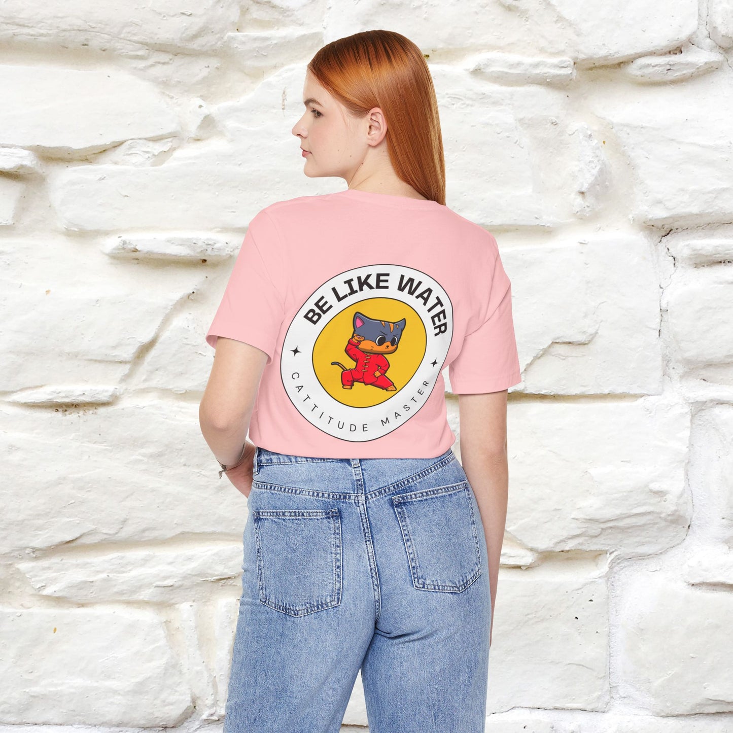 "Be Like Water: Cattitude Master | Cat T-Shirt |Nunu&Miao Studio - Nunu&Miao Studio