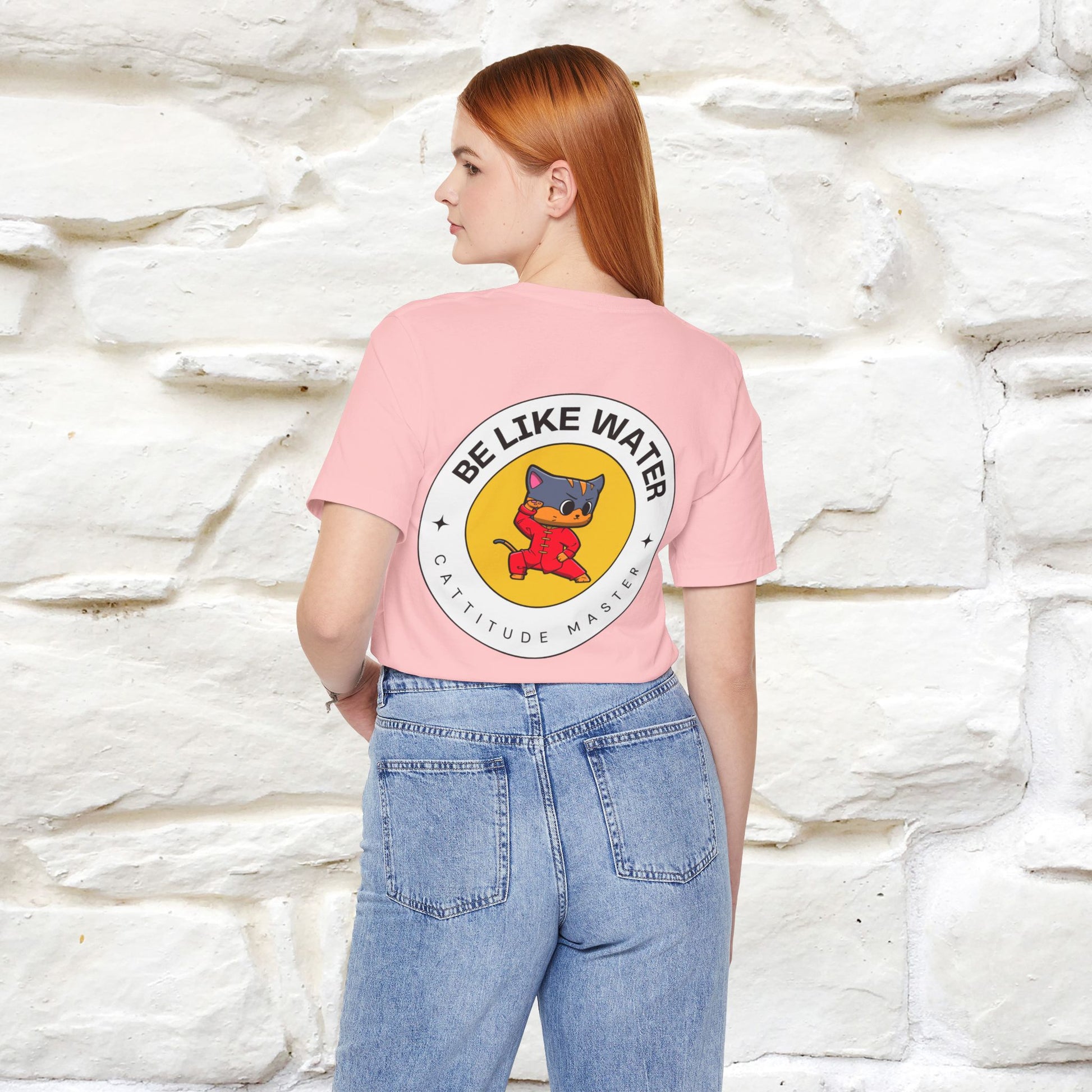 "Be Like Water: Cattitude Master | Cat T-Shirt |Nunu&Miao Studio - Nunu&Miao Studio