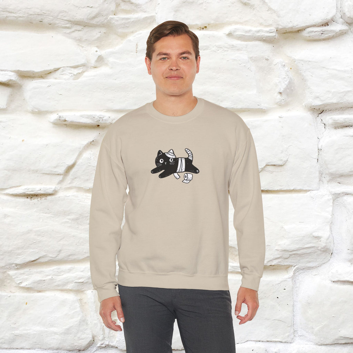 ''Welcome To The Bathroom...'' |Cat Sweatshirt | Nunu&Miao Studio