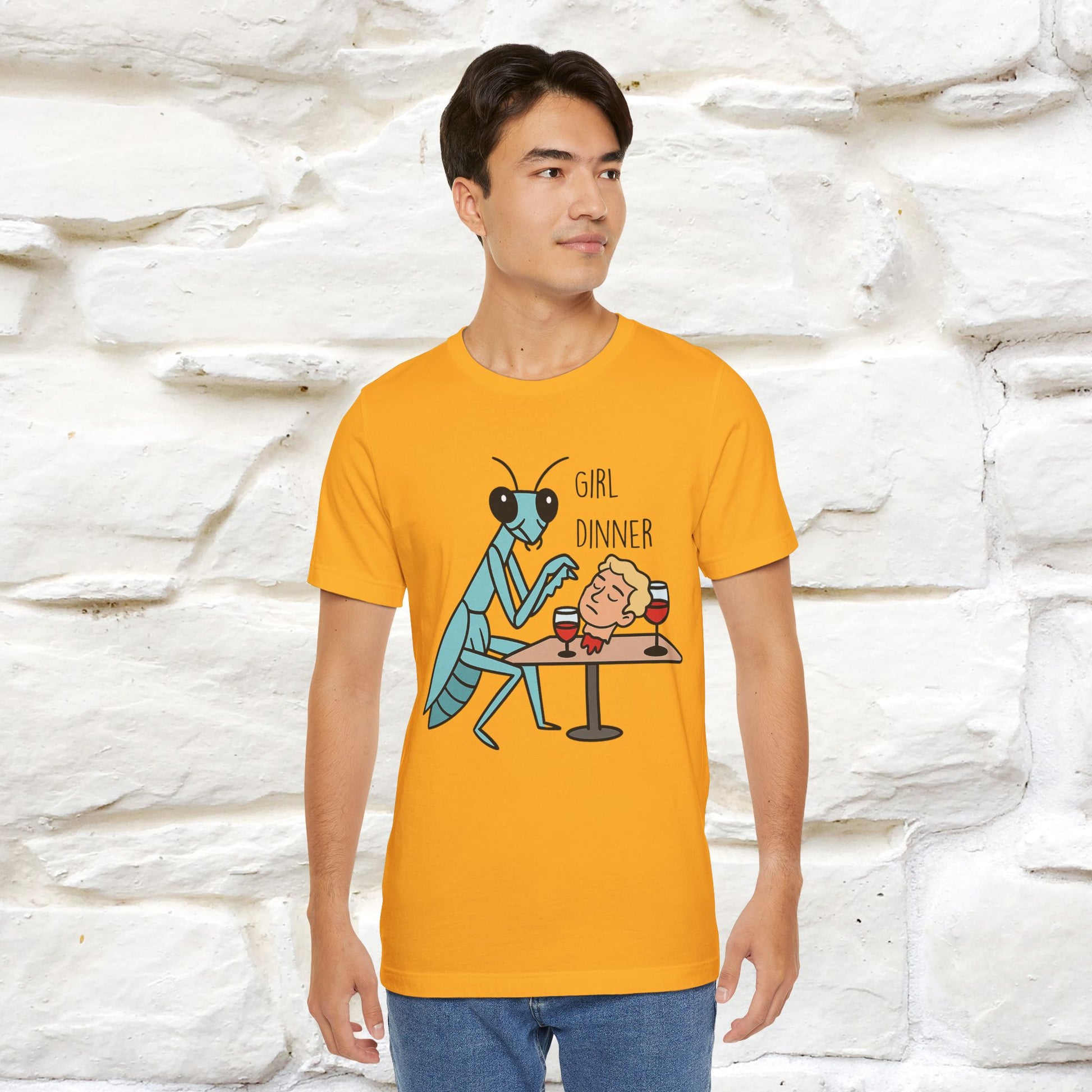 "Girl Dinner" Funny T-shirt |Nunu&Miao Studio - Nunu&Miao Studio